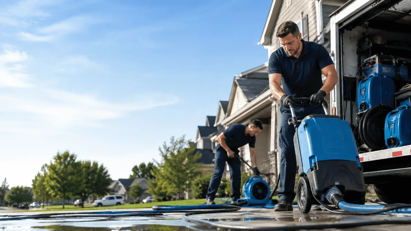 Structural Drying being performed in East Syracuse, NY